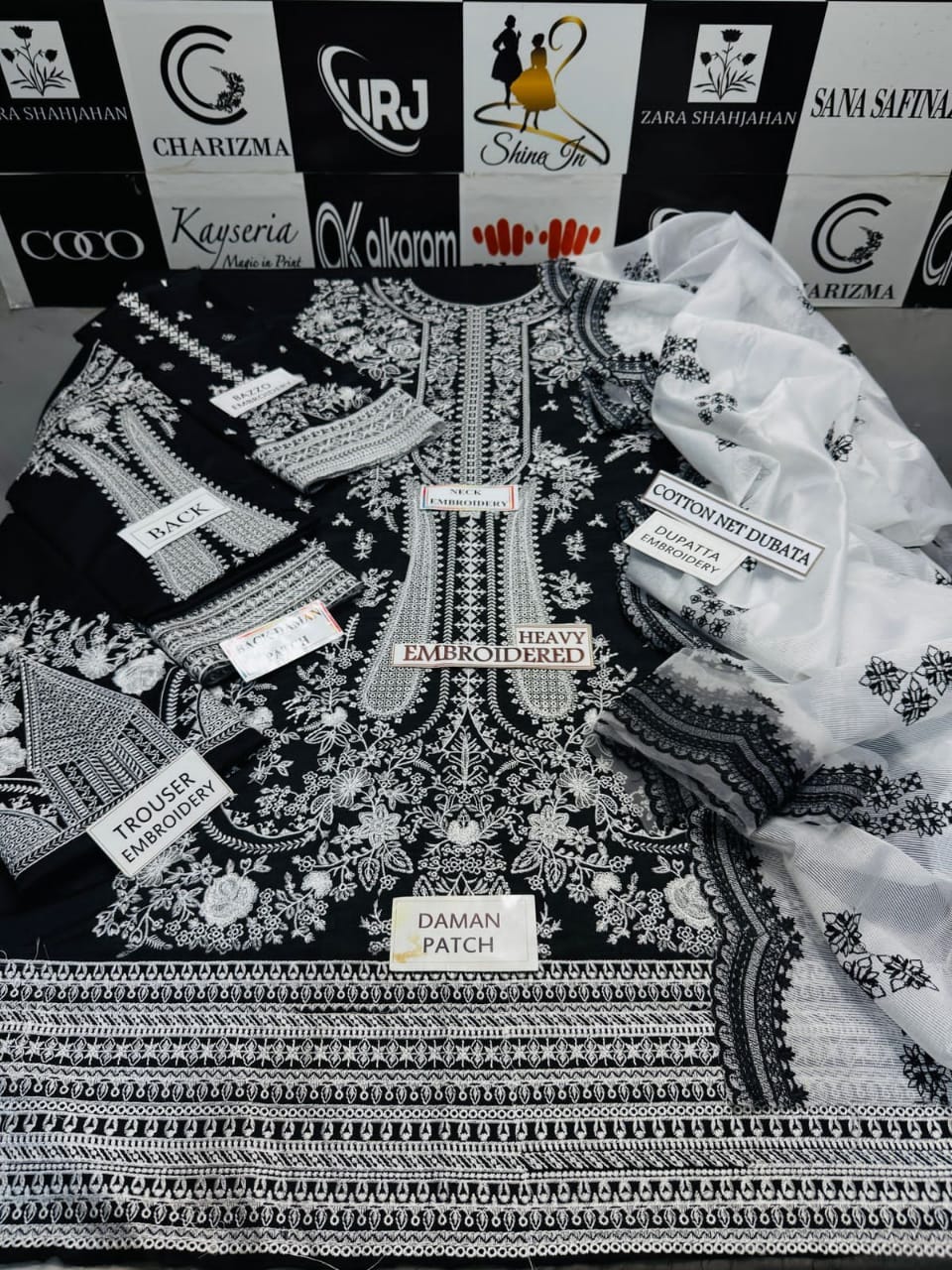 Fabric Lawn. Zara Shah Jahn - Image 3