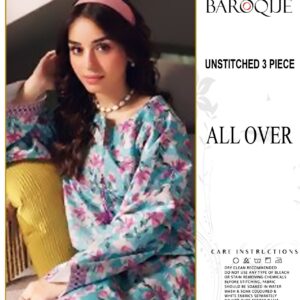 Summer Arrival BAROQUE Digital Printed LAWN 3pc