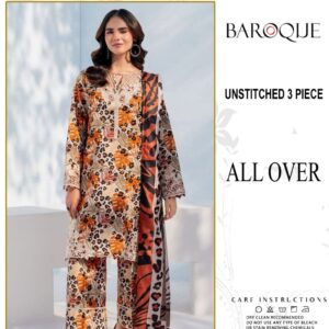 Summer Arrival BAROQUE Digital Printed LAWN 3pc