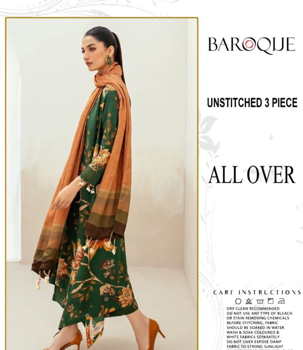 Summer Arrival BAROQUE Digital Printed LAWN 3pc