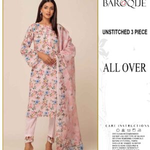 Summer Arrival BAROQUE Digital Printed LAWN 3pc