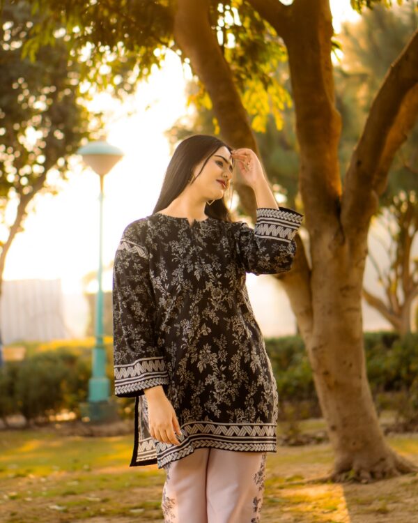 🌸🩷 BLOOM DIGITAL PRINTED CO-ORD DRESS | 2Pc Stitched Suit 🩷🌸 - Image 8