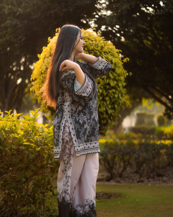 🌸🩷 BLOOM DIGITAL PRINTED CO-ORD DRESS | 2Pc Stitched Suit 🩷🌸 - Image 17