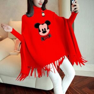 ✨ Women’s Winter Fleece Cape Shawl – Front Open Design with Multiple Logo Styles | Premium Warm Outerwear 2025 ✨